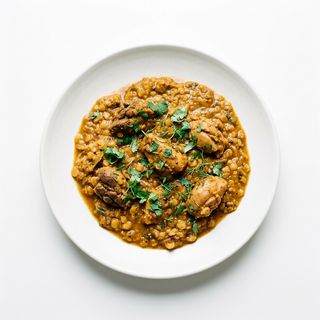 Pollo dansak (agridulce)