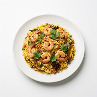 Biryani z krewetkami