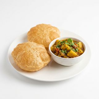 Aloo puri (2 uds)   