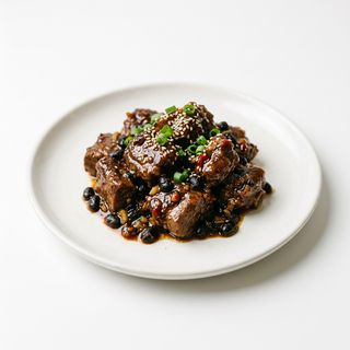 Lamb in Black Bean Sauce