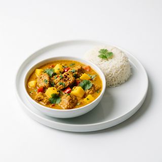 Curry Vegano Con Mango