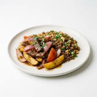 Lomo Saltado Con Chaufa