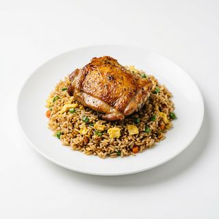 9. Arroz Con Muslo De Pollo