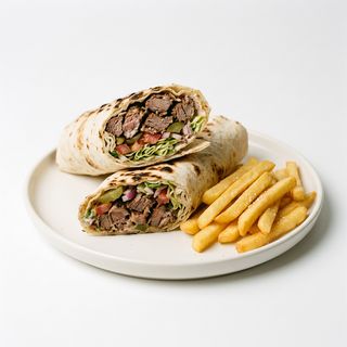 Dürum De Carne + Patatas
