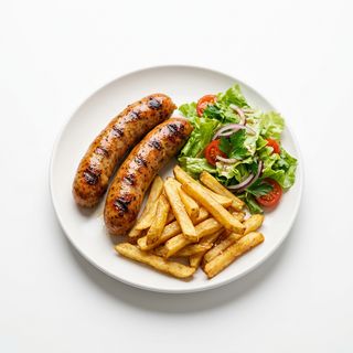 Plato De Salchicha De Pollo