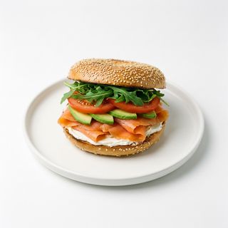 Bagel De Salmón