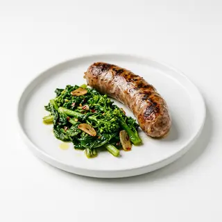 Salchicha Napolitana Y Friarielli