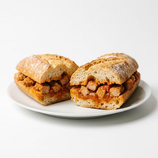 Bocadillo Magro Con Tomate