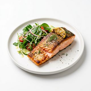 Salmón A La Plancha