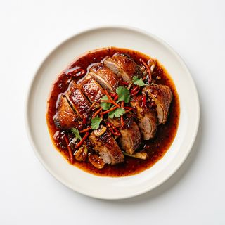 Pato En Salsa Picante