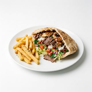 Kebab Mixto + Patatas
