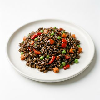 Arroz Negro Con Verduras