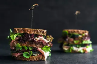 Sándwich Vegetal De Jamón Serrano
