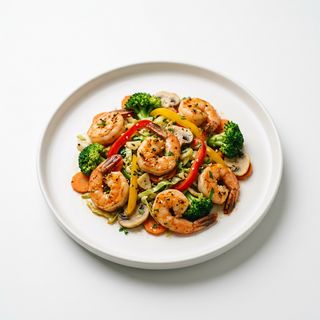 Verduras Con Gambas