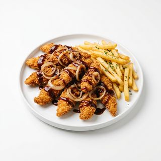 Plato 10 Tiritas De Pollo