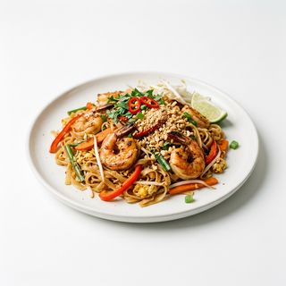 Pad Thai Z Krewetkami