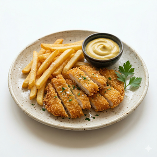 Pollo Fresco Con Patatas