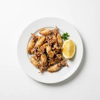 Calamaritos fritos ( entera)