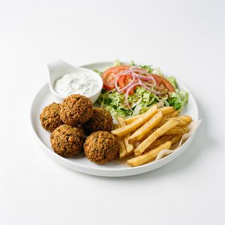 Plato Falafel Vegetal