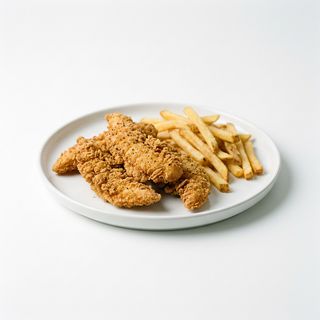 50 Fried chicken & chips