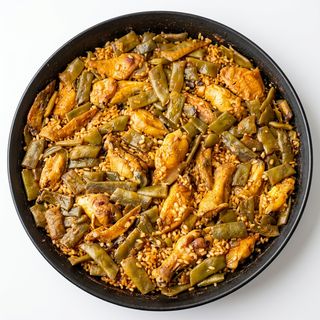 Arroz Con Pollo Y Judías (Para 2 Personas)