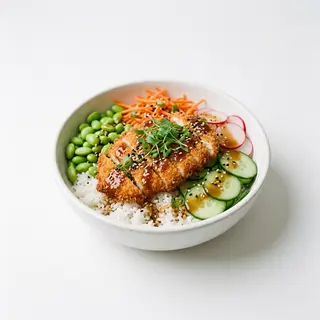 Poke De Pollo Rebozado