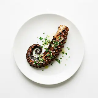 Pata de pulpo asada