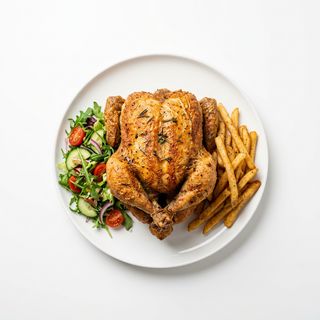 Pollo Frito Entero Completo