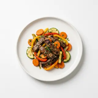 180 Manzo verdure miste