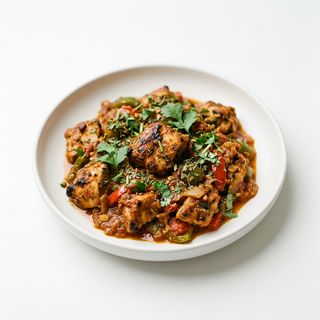 Pollo tikka karahi