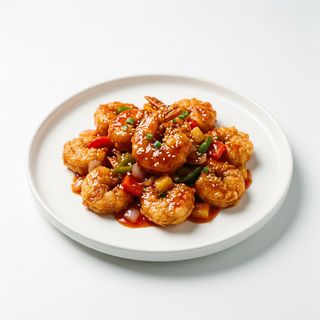 Gambas Agridulces