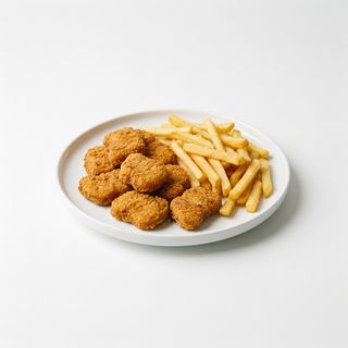 Nuggetsy z frytkami