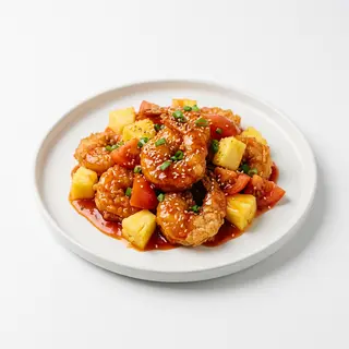 187 Gamberi con salsa agrodolce