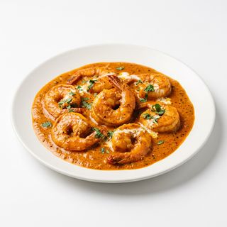 Krewetki w sosie maślanym Masala