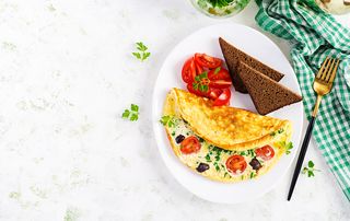 Omelette vegetariana