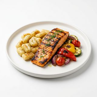 Łosoś grillowany
