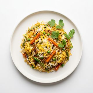 30 Vegetable biryani