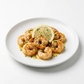 189 Gamberi con salsa limone