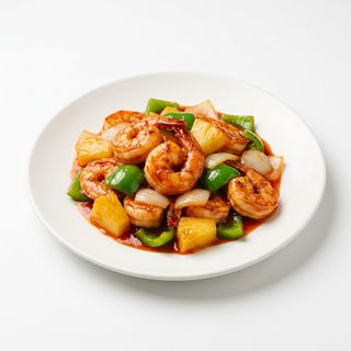 Gambas Con Salsa Agridulce