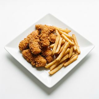 Fingers De Pollo Con Patatas (Ración)