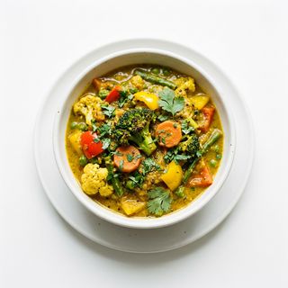 Vegetal mixta curry