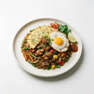 17 Nasi goreng rice
