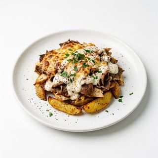 Kebab Al Horno Gratinado Solo Carne