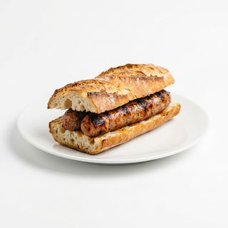 Bocadillo Salchicha Del País