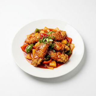 Gamberetti in salsa agrodolce