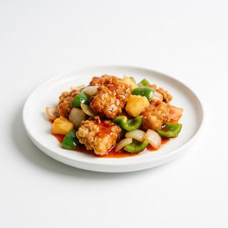 Pescado Con Salsa Agridulce