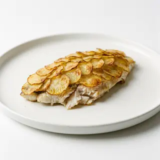 Filete De Dorada En Costra De Patata