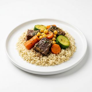 Cuscús Con Ternera Y Verduras