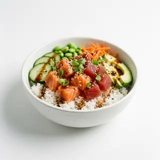 Poke De Salmón Y Atún