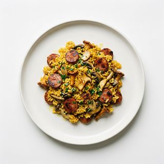 Paella Ibérica Con Setas